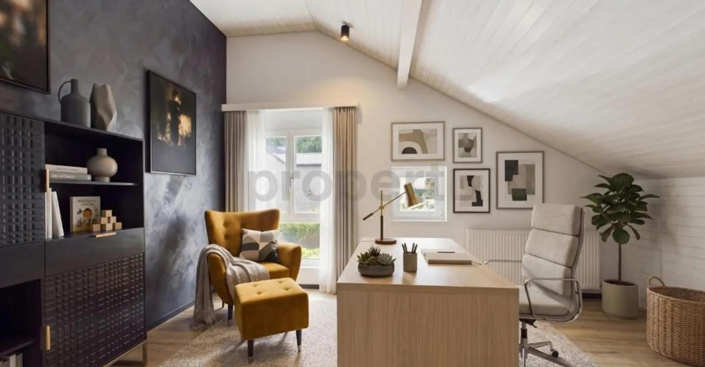 Light-flooded 143 m² maisonette with lake view, fireplace & large hobby rooms - Photo 7 of 12