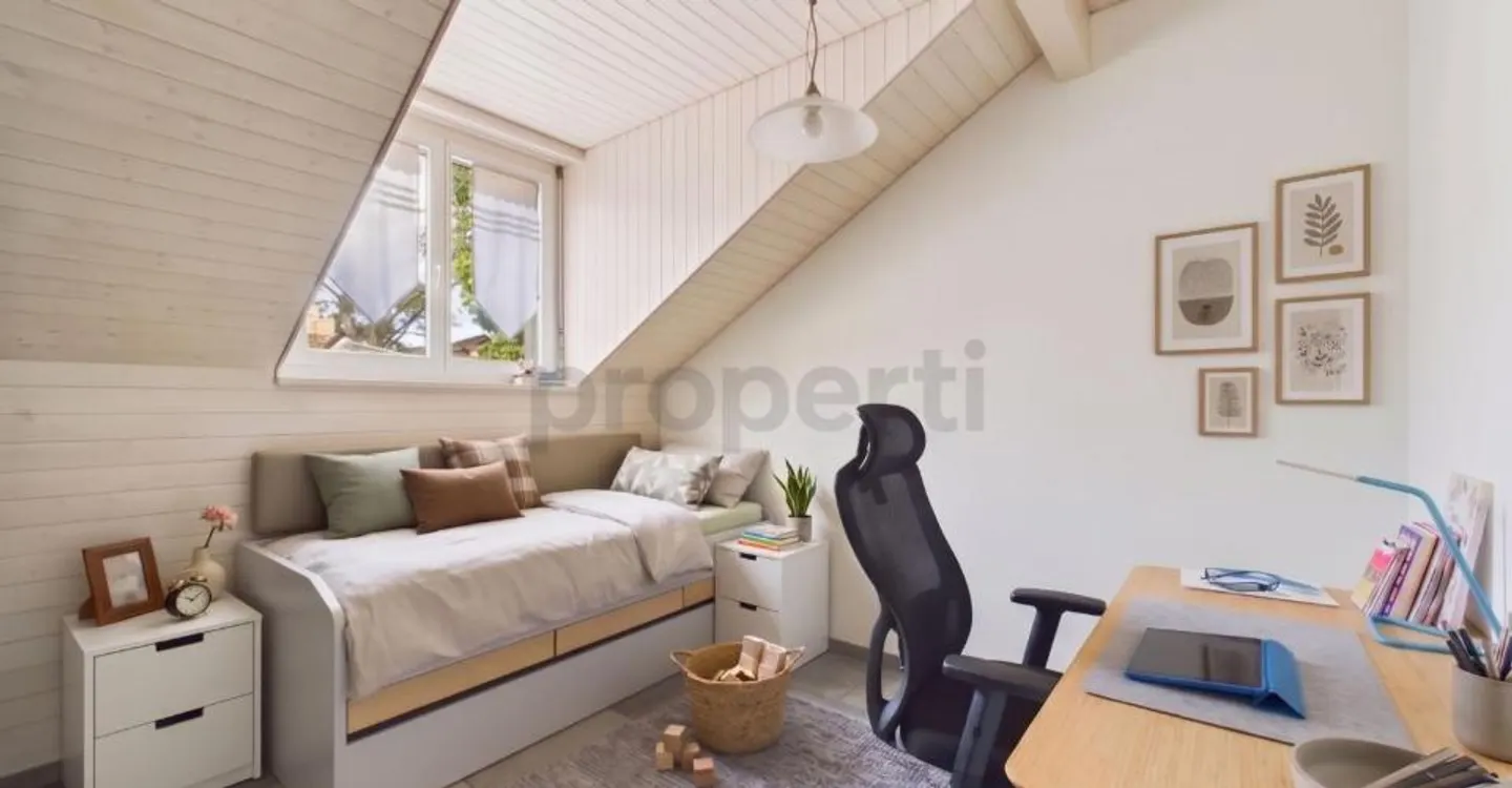 Light-flooded 143 m² maisonette with lake view, fireplace & large hobby rooms - Photo 8 of 12