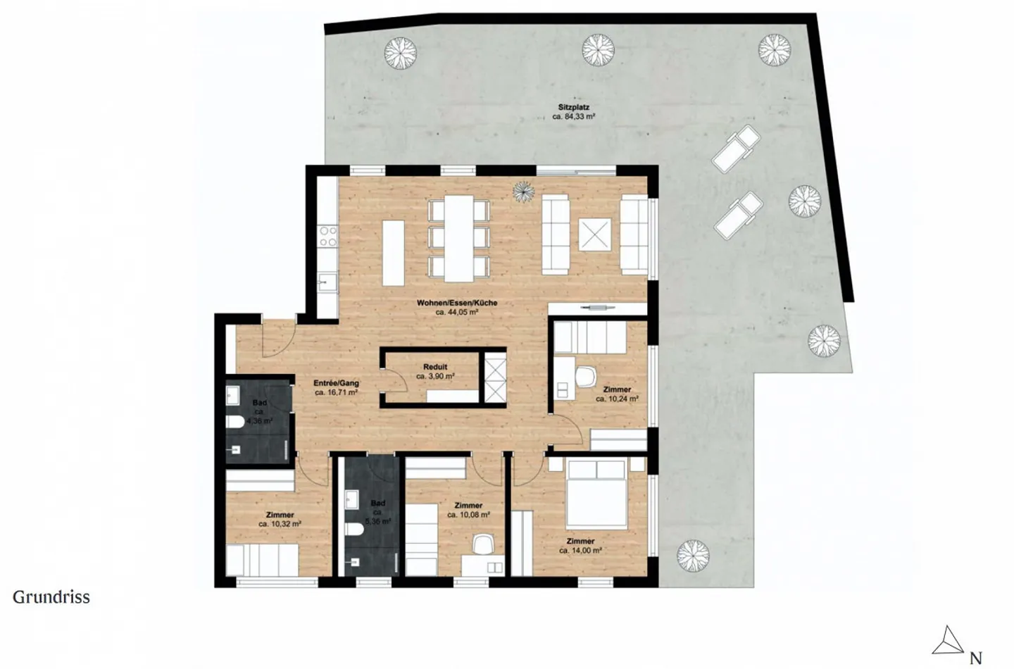 5.5 Room Apartment in the Green - Photo 6 of 6