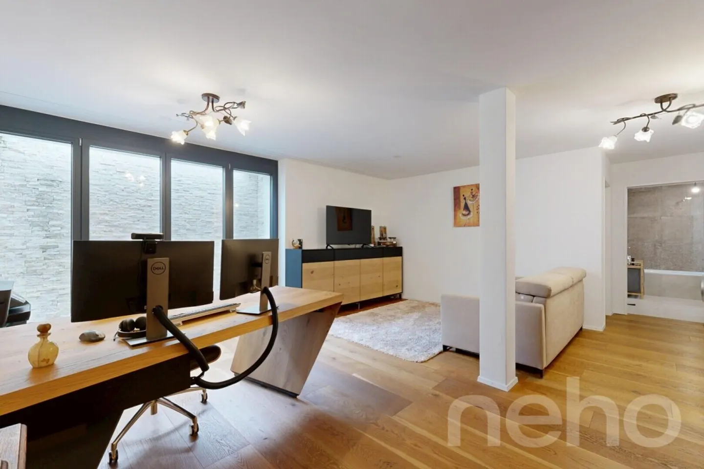 Appartement de jardin élégant de 3,5 pièces sur deux étages - Photo 9 sur 11