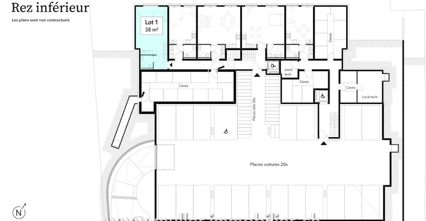 Neues 38 m² Studio 5 Minuten von Romont im Dorf Siviriez - Foto 3 von 13