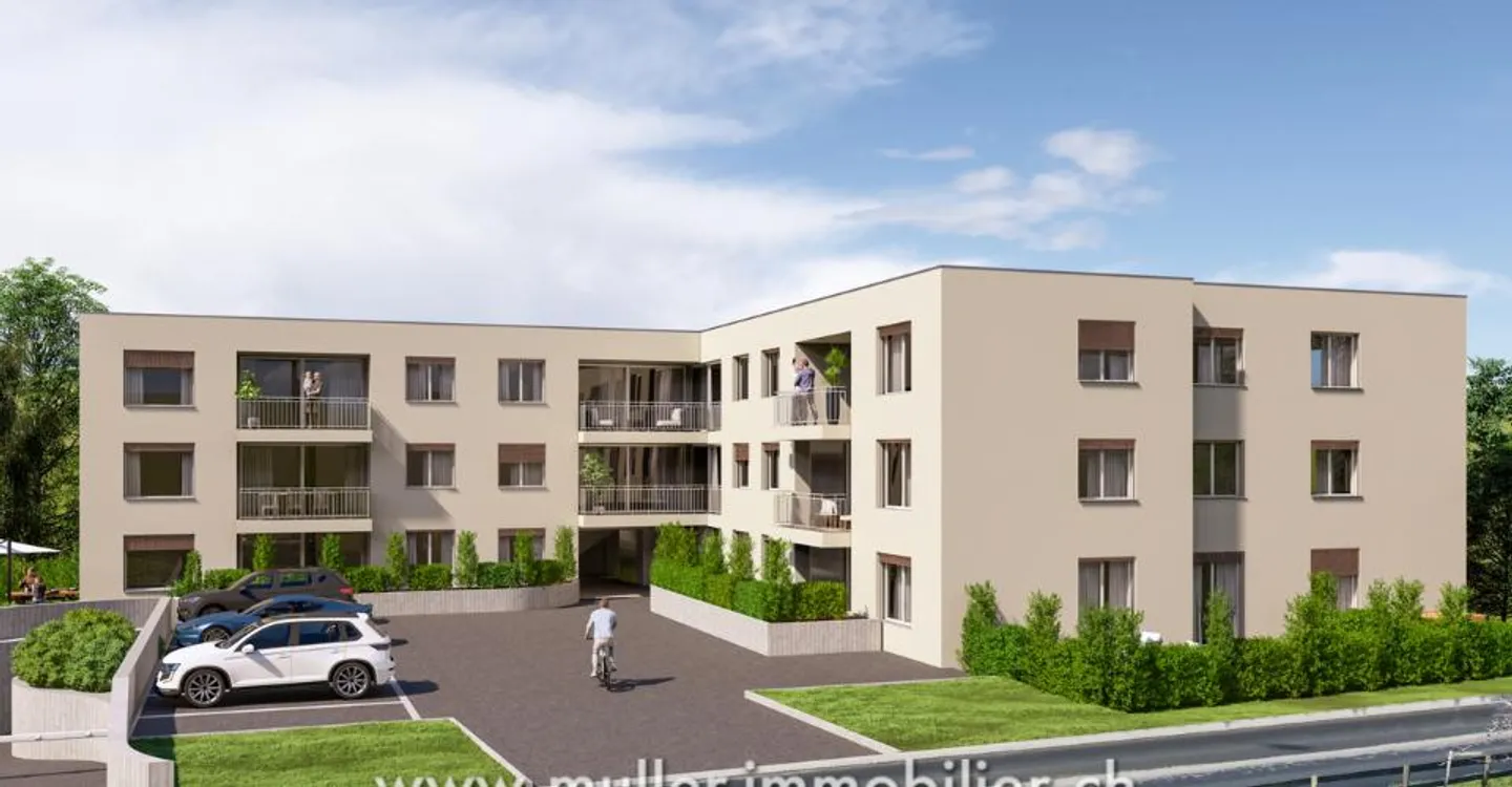 Neues 38 m² Studio 5 Minuten von Romont im Dorf Siviriez - Foto 5 von 13