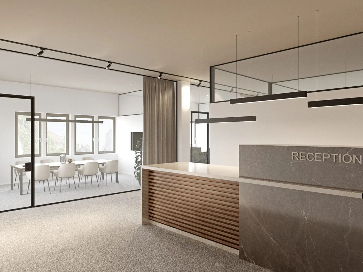 Uffici e studi di diverse dimensioni (39, 188, 298 m²) nel centro di Frauenfeld - Foto 1 di 8