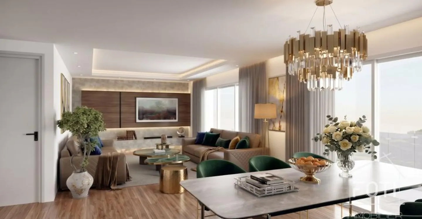 Grand chalet de 5,5 pièces avec sous-sol et garage double, sur plan avec toutes - Foto 1 von 9