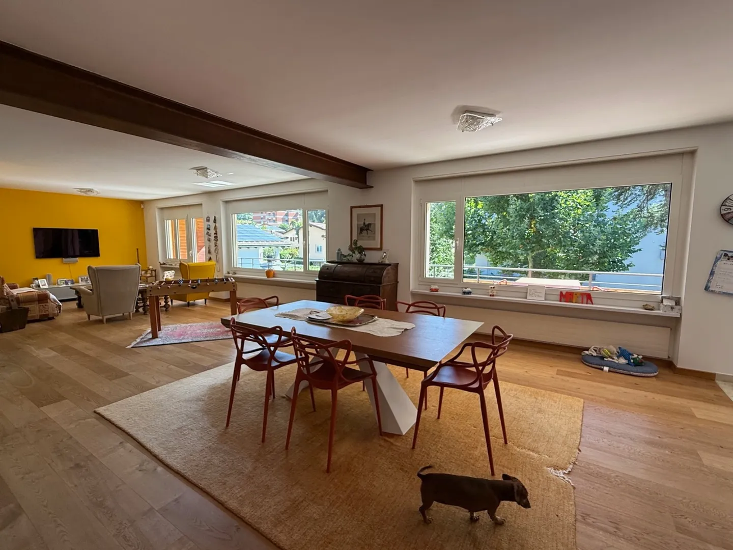 Appartement spacieux de 5.5 pièces entouré de verdure, très calme - Photo 2 sur 14