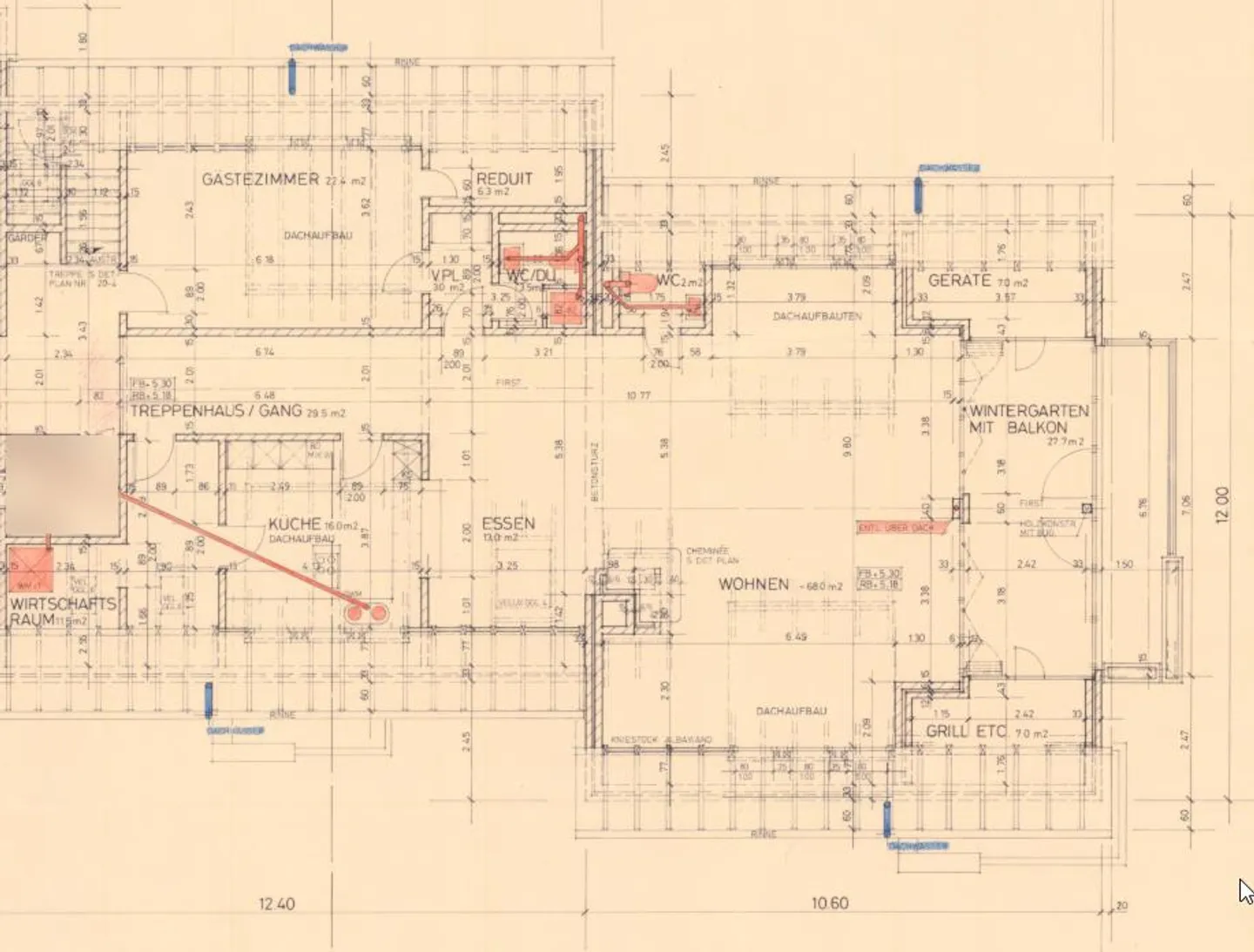 🏡Helle Dachwohnung mit Cheminée & Marmor­boden🏡 - Foto 4 von 4
