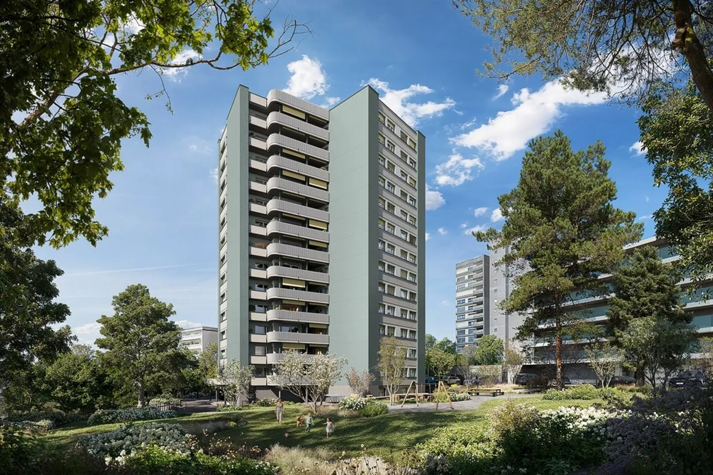 FRIBOURG - 1.5 Rooms from the 1st to the 13th Floor - Photo 1 of 4