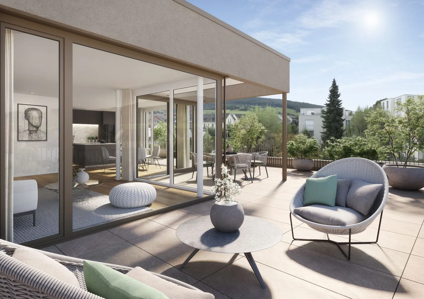 Nouveau projet de construction «YORA» - Appartement penthouse exclusif - Photo 1 sur 6