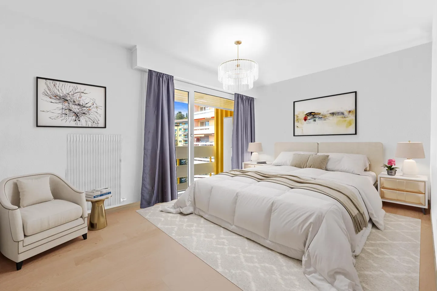 Charming 3.5 rooms with a balcony overlooking the lake - Photo 1 of 9