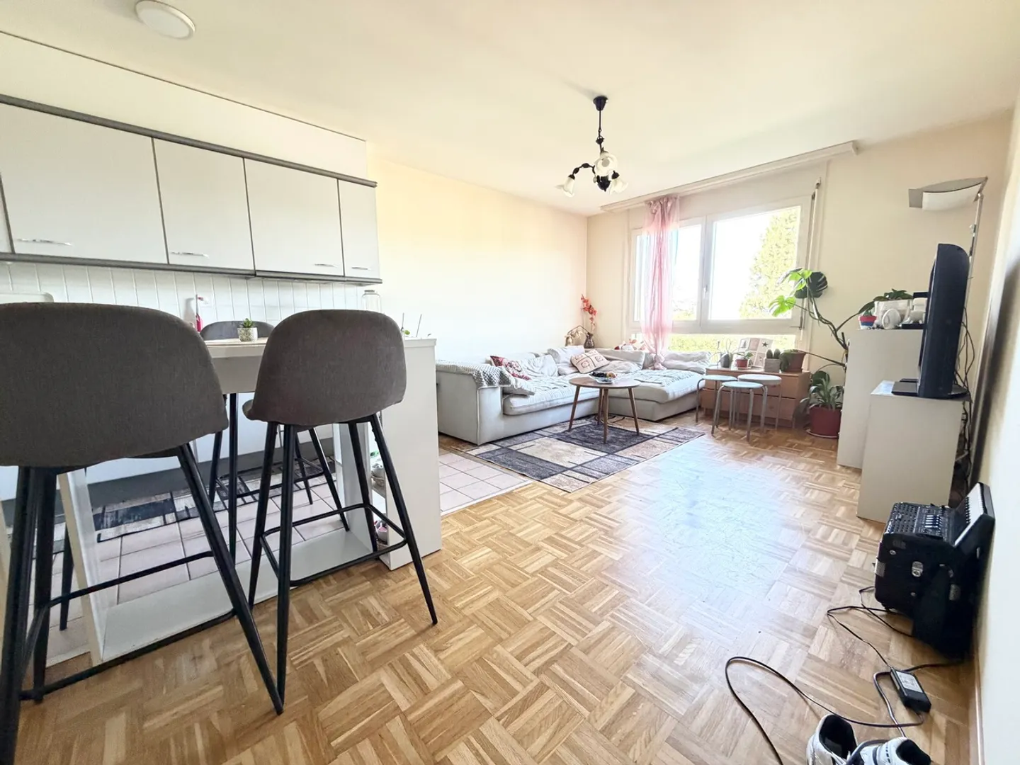 Appartement de deux pièces et demie de 45 m2 avec vue dégagée - Photo 1 sur 7