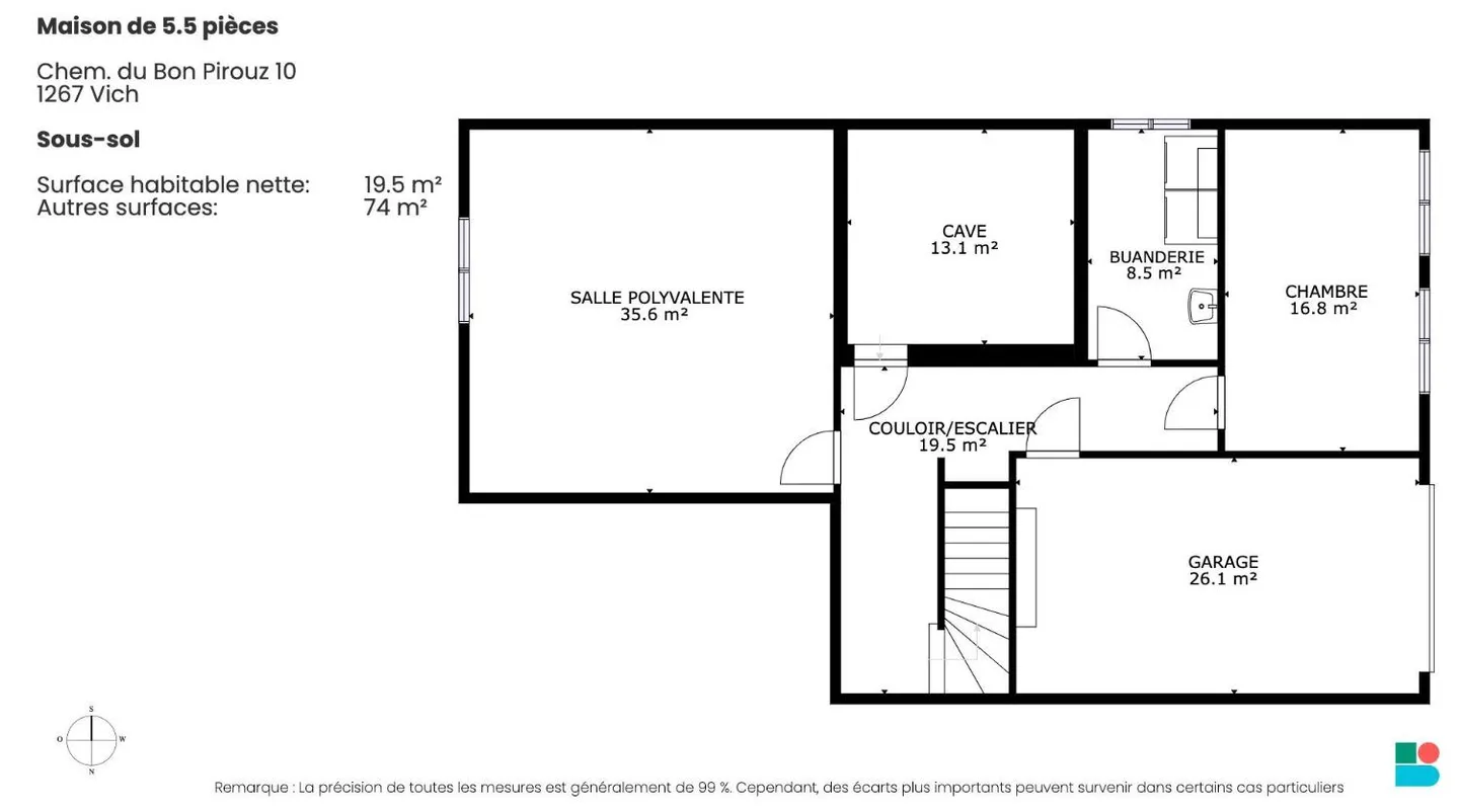 Magnificent house with 5.5 rooms in Vich - Photo 10 of 11