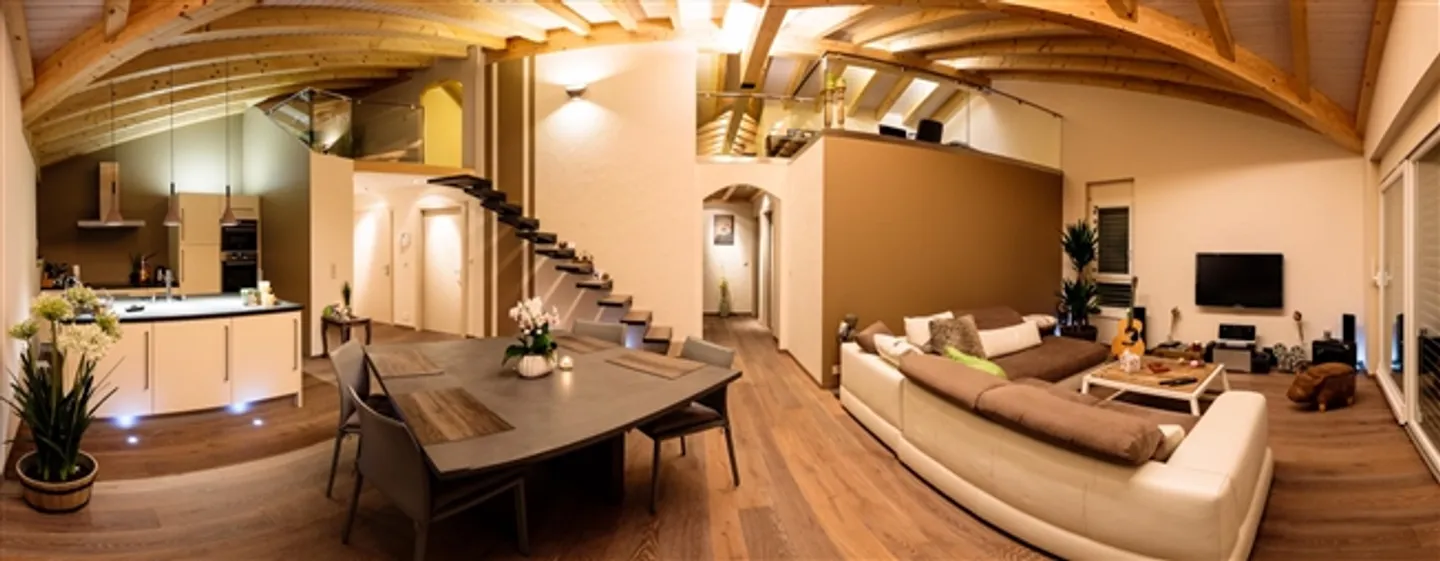 For rent furnished, magnificent penthouse 4.5 room maisonette - Photo 2 of 17