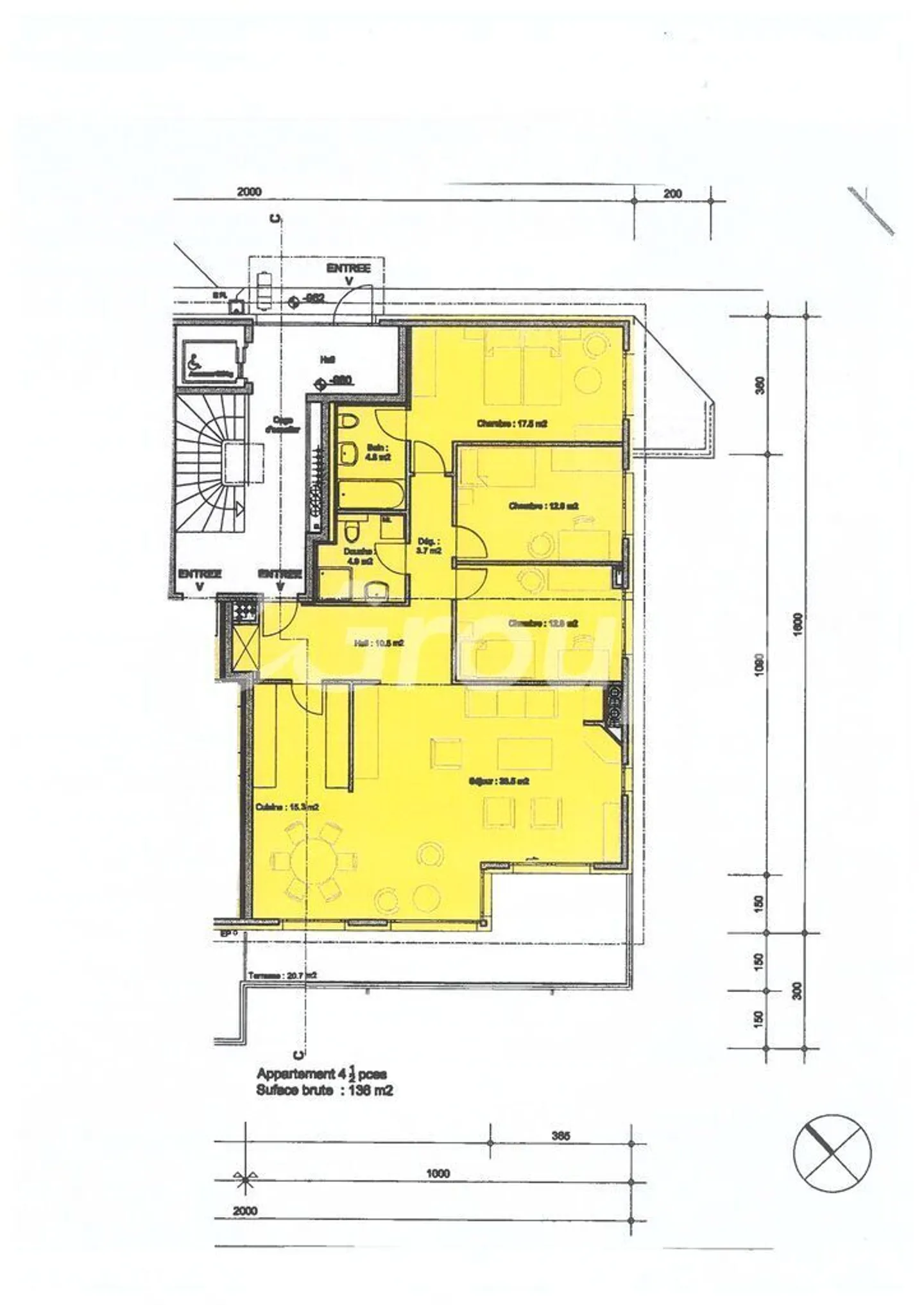 Schöne Penthouse-Wohnung mit 4,5 Zimmern zur Miete in Chandolin-Savièse - Foto 20 von 20