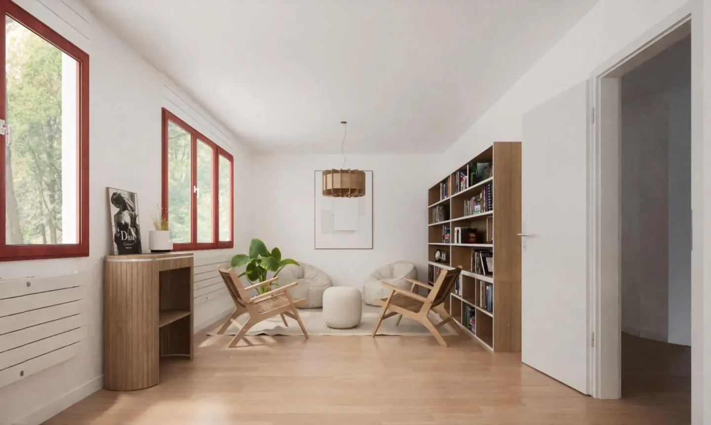 Ampio appartamento duplex di 6,5 stanze con grande giardino - Foto 2 di 13