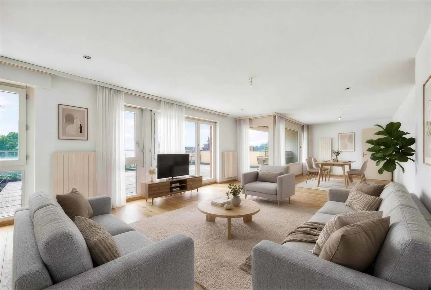 Montreux: appartamento di 4,5 locali con vista mozzafiato sul lago - Foto 4 di 12