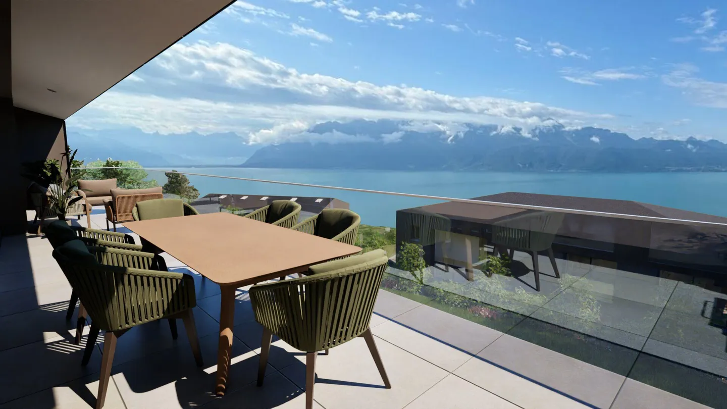 Magnificent 5.5-room villa with Lake Geneva view - Photo 3 of 10