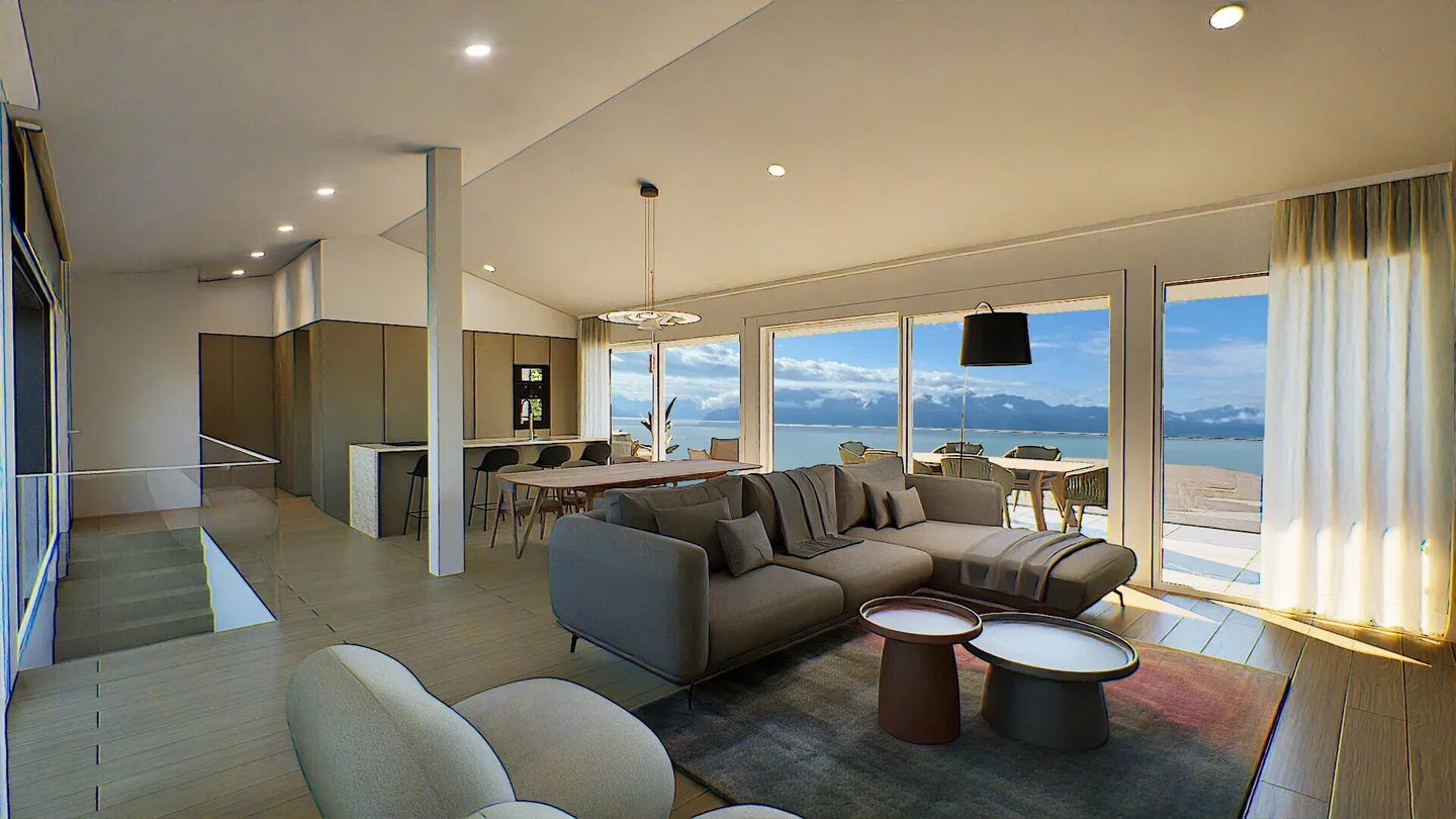 Magnificent 5.5-room villa with Lake Geneva view - Photo 5 of 10