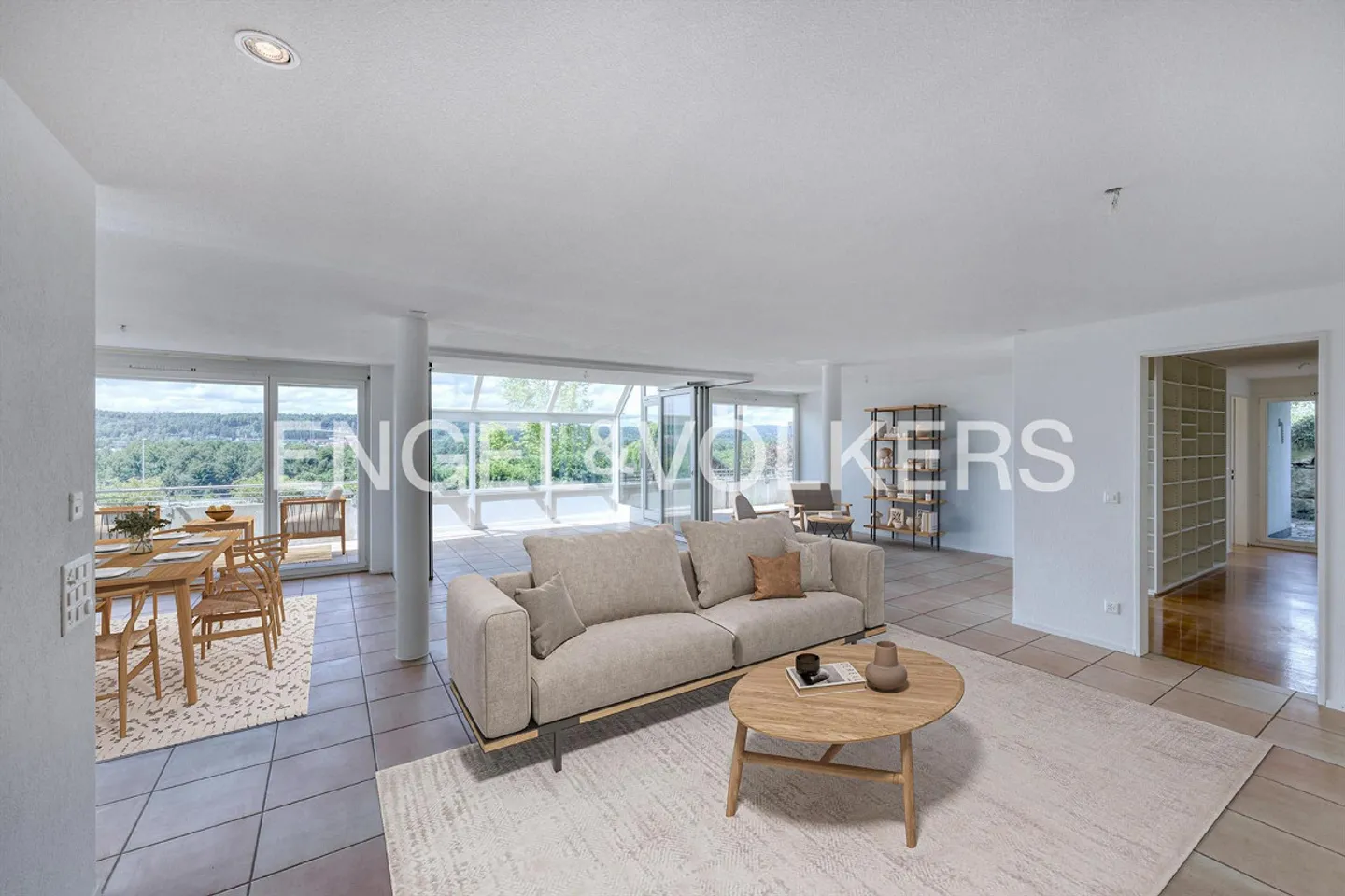 Vista. Centrale. Vicino alla natura. Appartamento con terrazza con vista su Bremgarten... - Foto 1 di 12