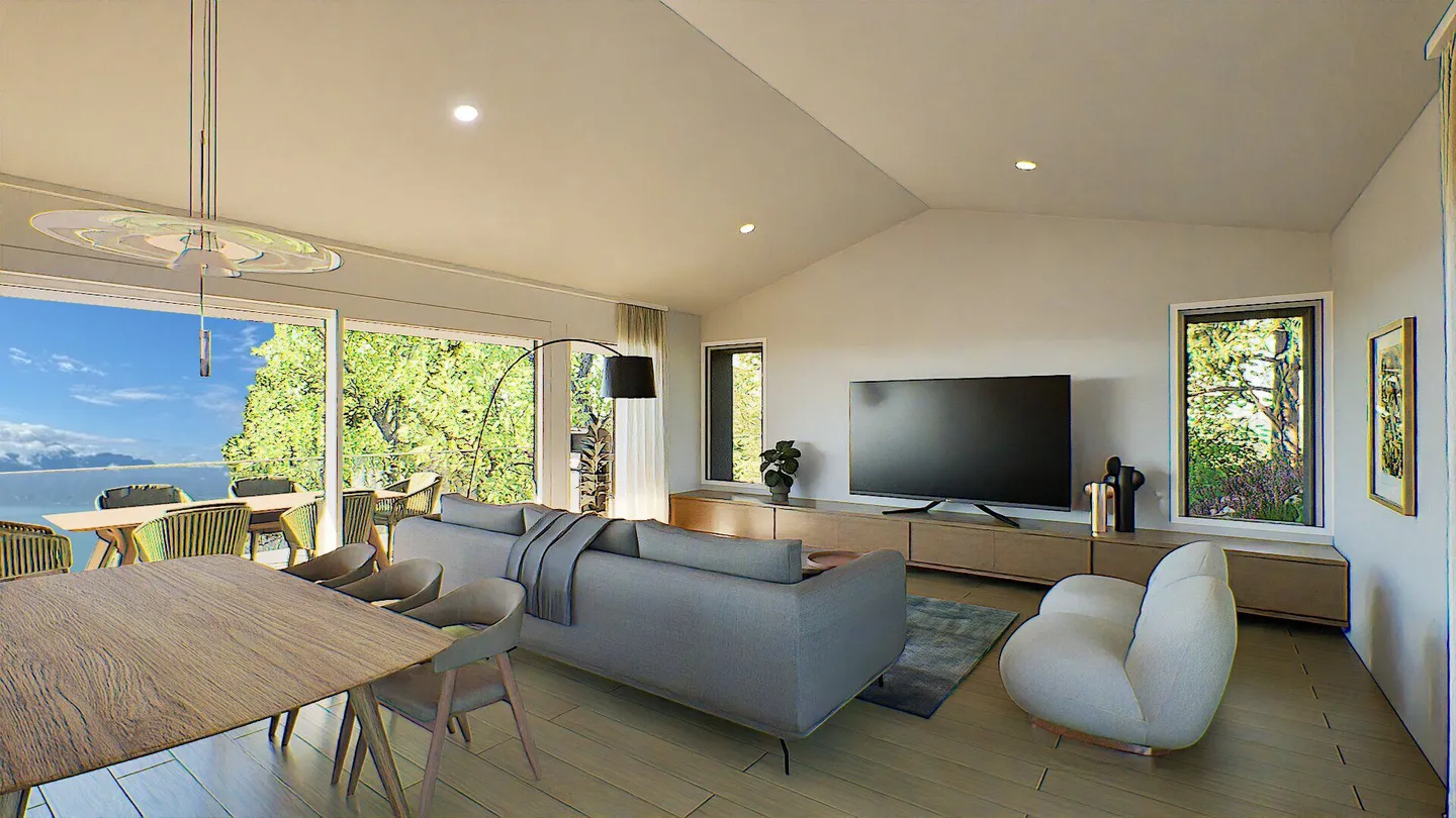 Magnificent 5.5-room villa with Lake Geneva view - Photo 8 of 10