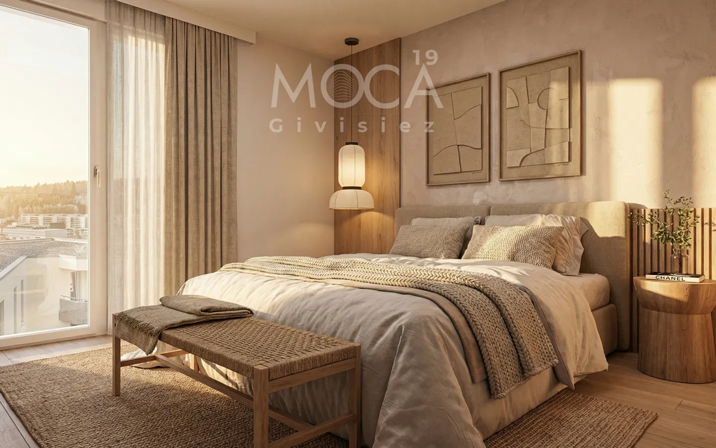 A bright 2-room apartment, between tranquility and brightness - Photo 4 of 9