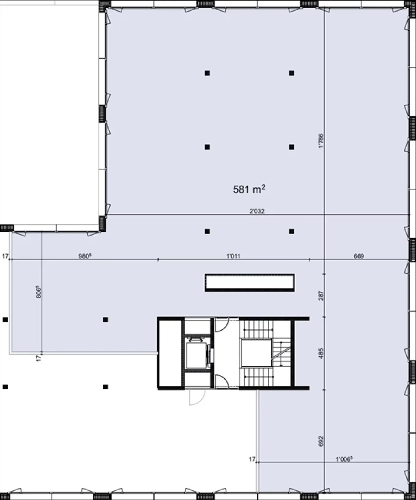 «580 m² Verwaltungsfläche im Zentrum eines Großprojekts» - Foto 2 von 4