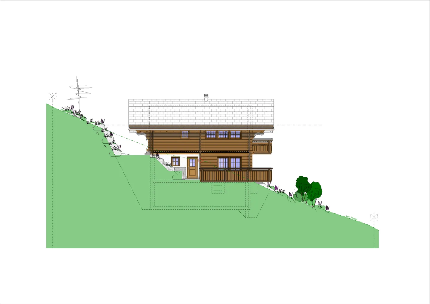 Nuova casa unifamiliare (prima residenza), Chalet Teiffi - Foto 3 di 5
