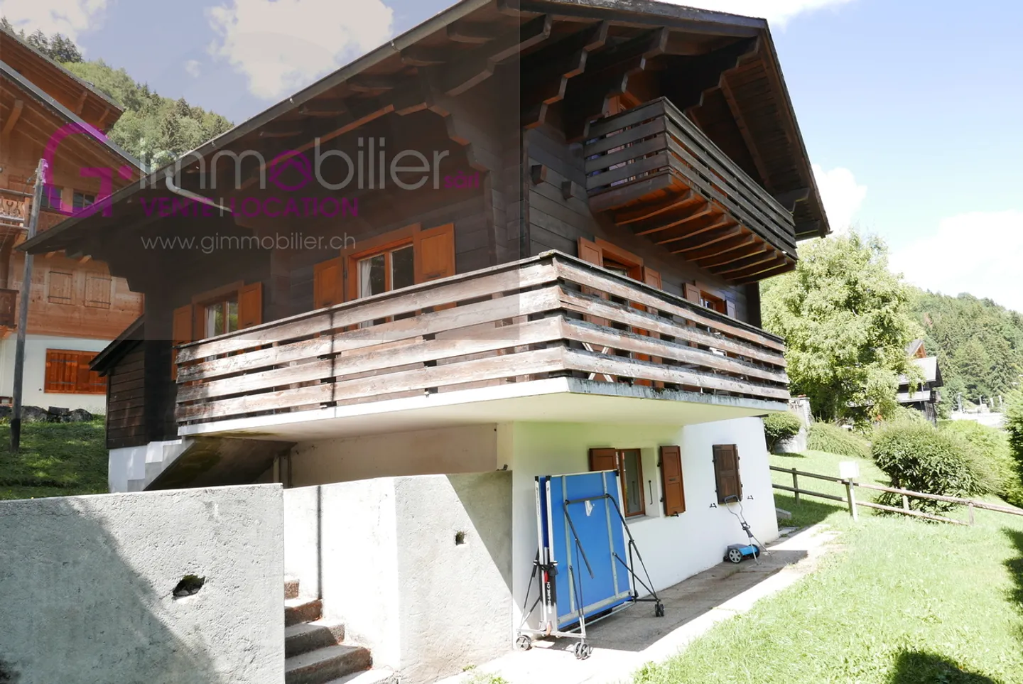 A vendre à Champéry en résidence secondaire un chalet de 5,5 pièces  - Photo 16 of 20