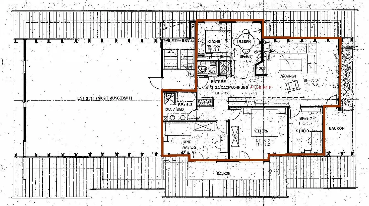Appartement 5.5 pièces dans le quartier populaire de Herblinger - Photo 9 sur 9