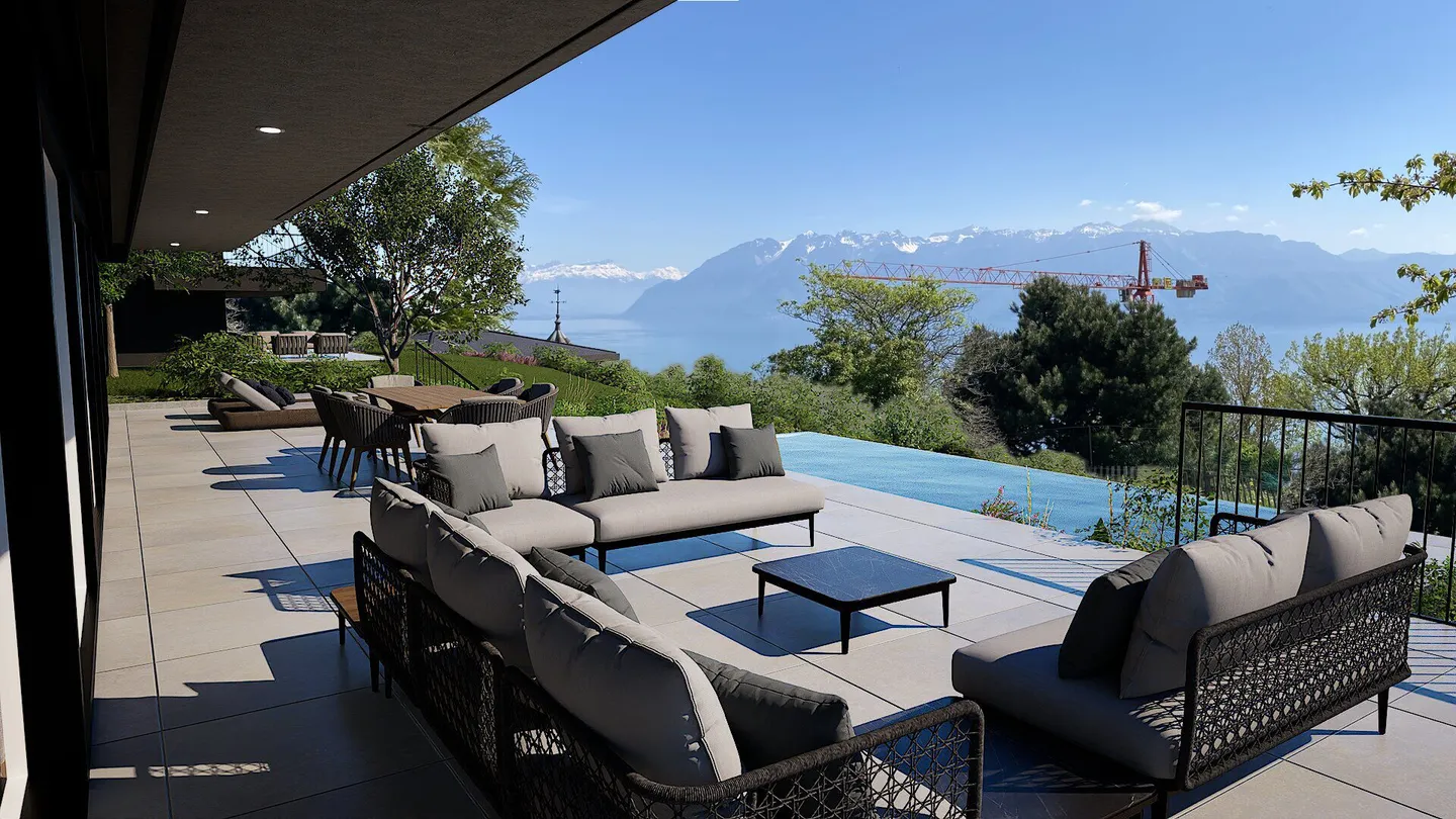 Villa eccezionale con vista mozzafiato sul Lago di Ginevra - Foto 9 di 10