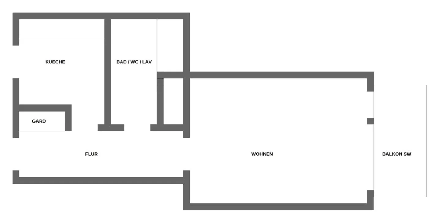 Studio arredato per una persona - Foto 1 di 1