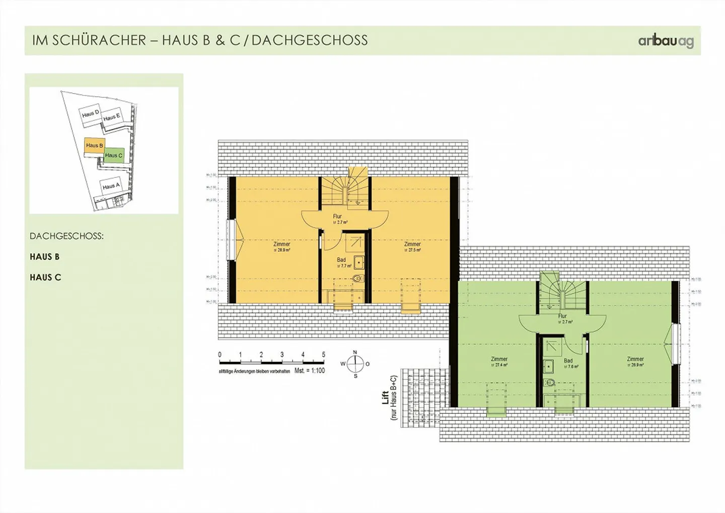Cinque attraenti case unifamiliari "Im Schüracher", 8418 Waltenstein/Schlatt - Foto 8 di 9