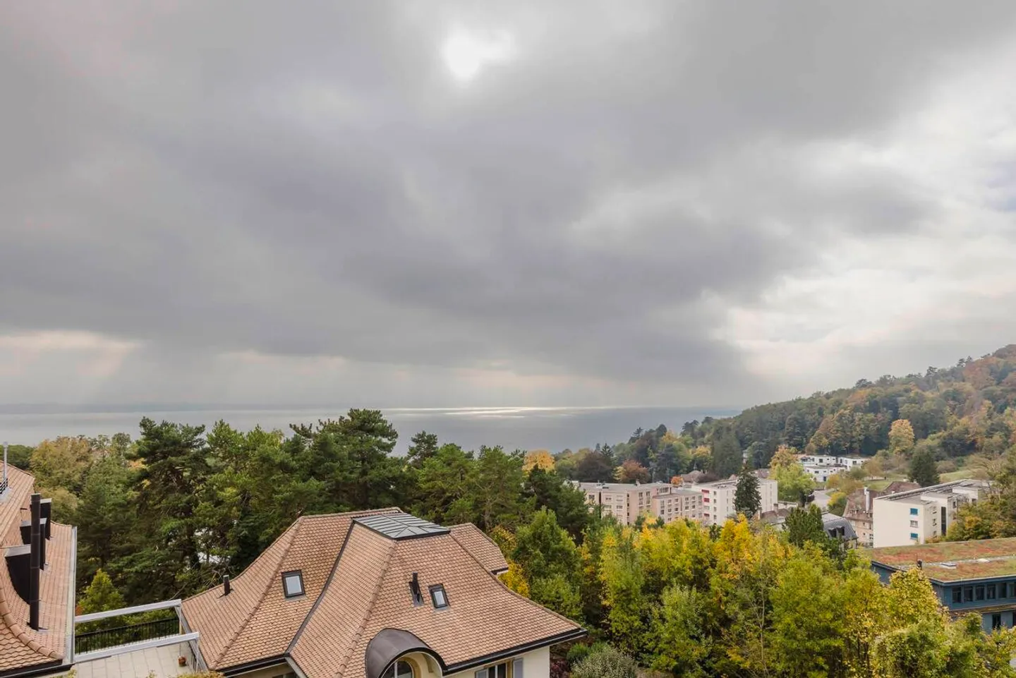 Unobstructed view of the city, the lake, and the Alps - Photo 7 of 7