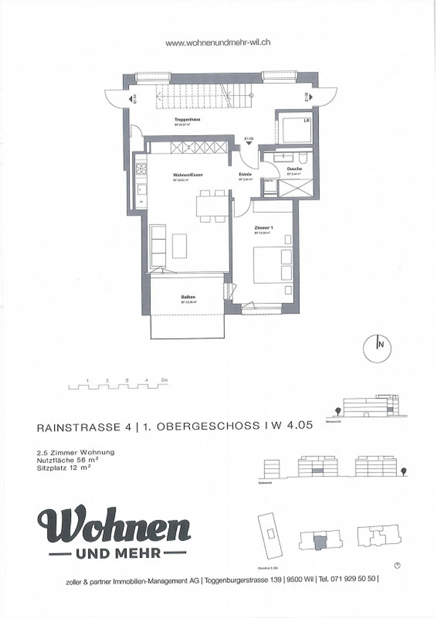 Modernes Studio zur Miete - Foto 6 von 6