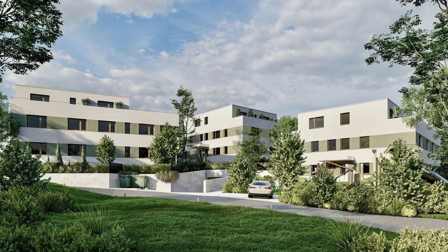 Nuovo progetto di costruzione con 3 case plurifamiliari e pianificazione approvata - Foto 2 di 2