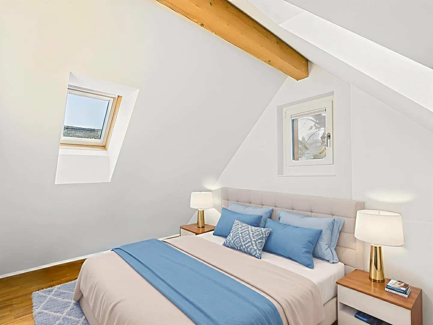 Appartement en duplex lumineux de 3 pièces dans un emplacement calme à Herrliberg - Photo 6 sur 13