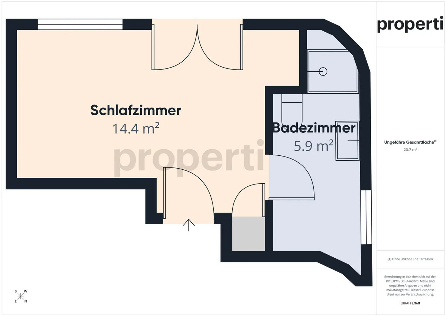 Furnished 1.5 Room Apartment in 5707 Seengen - Photo 7 of 8