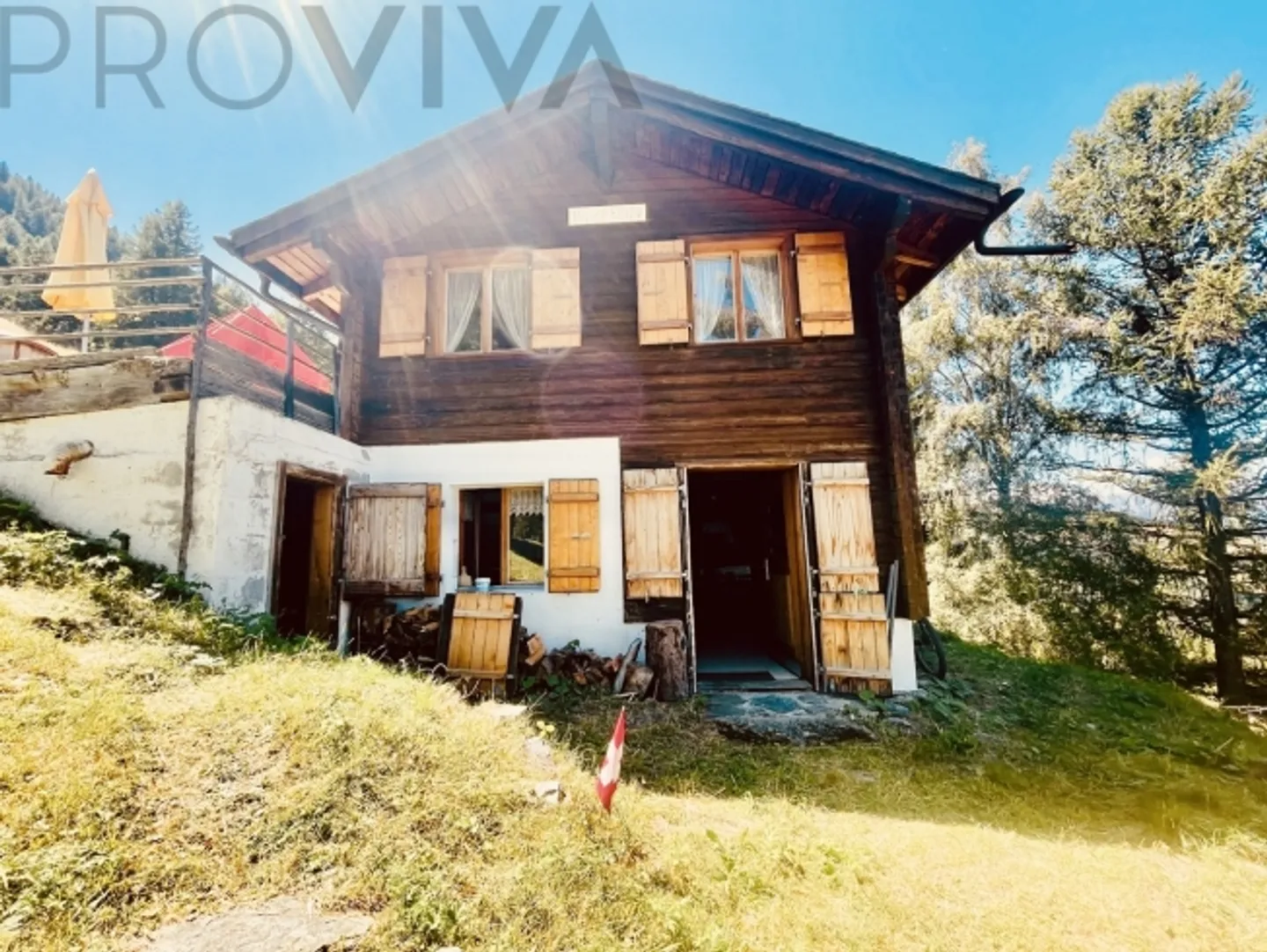 Rustico, accogliente, rurale - direttamente sulla pista da sci Unterbäch-Ginals - Foto 7 di 8