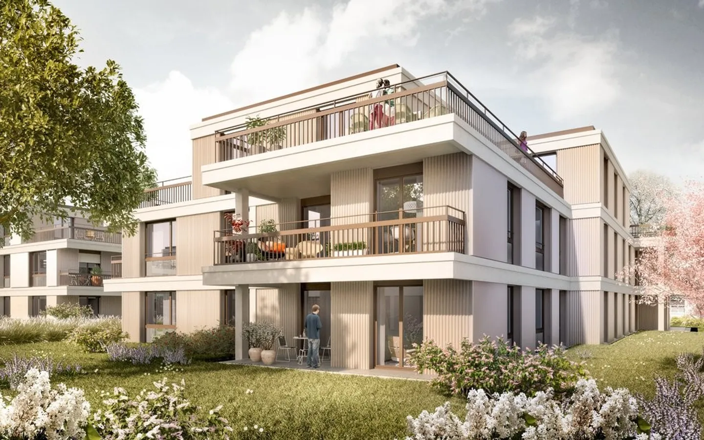 Appartement exclusif de 4,5 pièces avec vue sur la verdure - Photo 4 sur 4