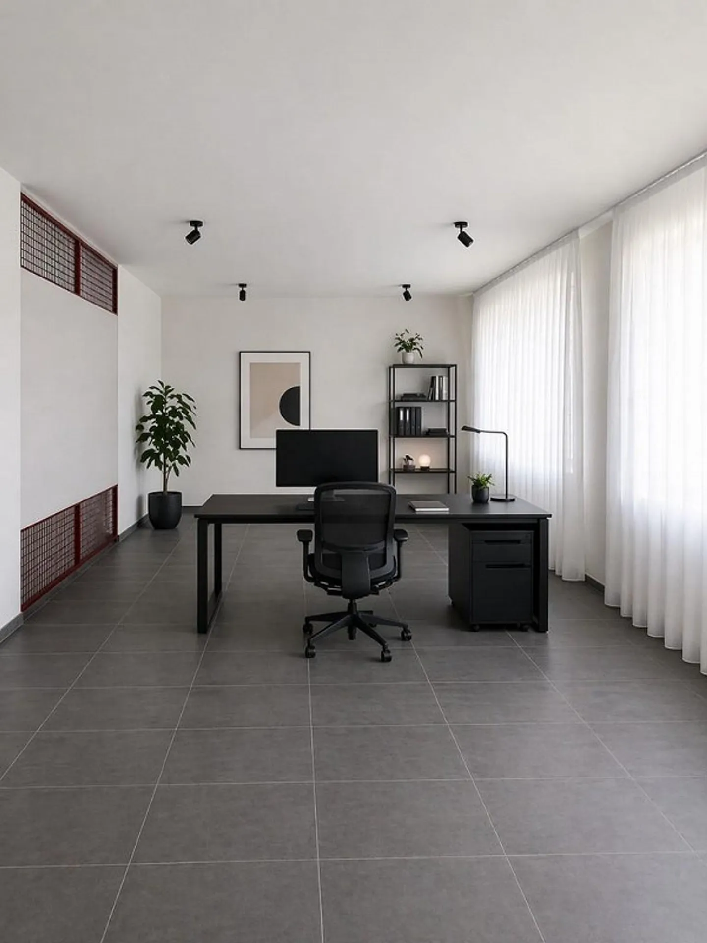Ambiente di vita e lavoro unico: Atelier moderno con terrazza - Foto 1 di 7
