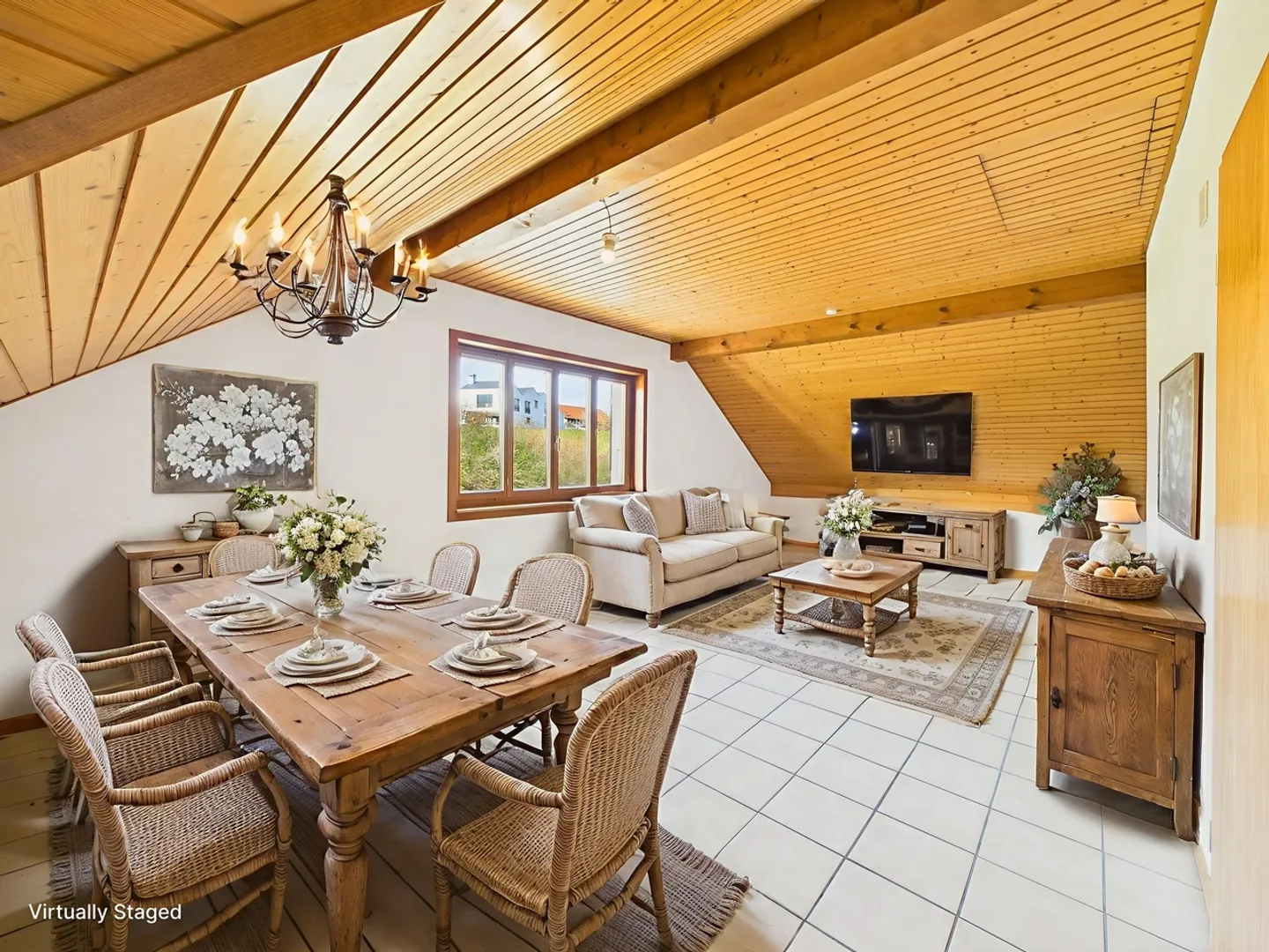 Spacious family apartment with stunning views in Morlon - Photo 6 of 13