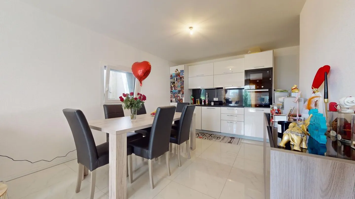 Modernes Apartment in Giffers - Foto 5 von 8