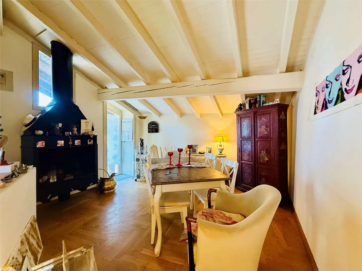 ZU VERMIETEN TRIPLEX-WOHNUNG 3.5 ZIMMER IN GENTILINO - 90 MQ IM KERN - Foto 5 von 13