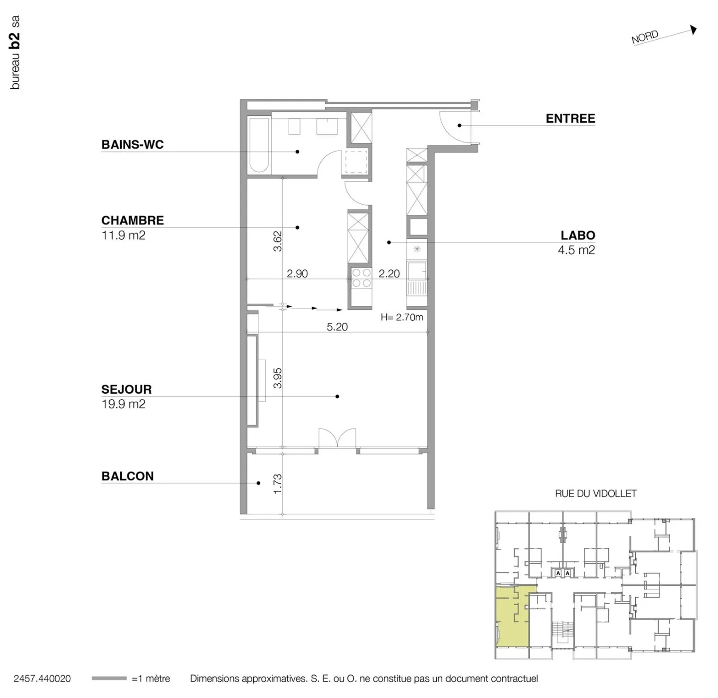 GRAND-PRE - Rue du Vidollet 11 - 50 m2 - Foto 1 von 5