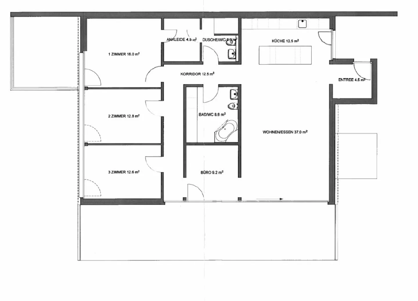 Ampio appartamento con terrazza di 4,5 stanze con vista panoramica sul Limmattal - Foto 15 di 15