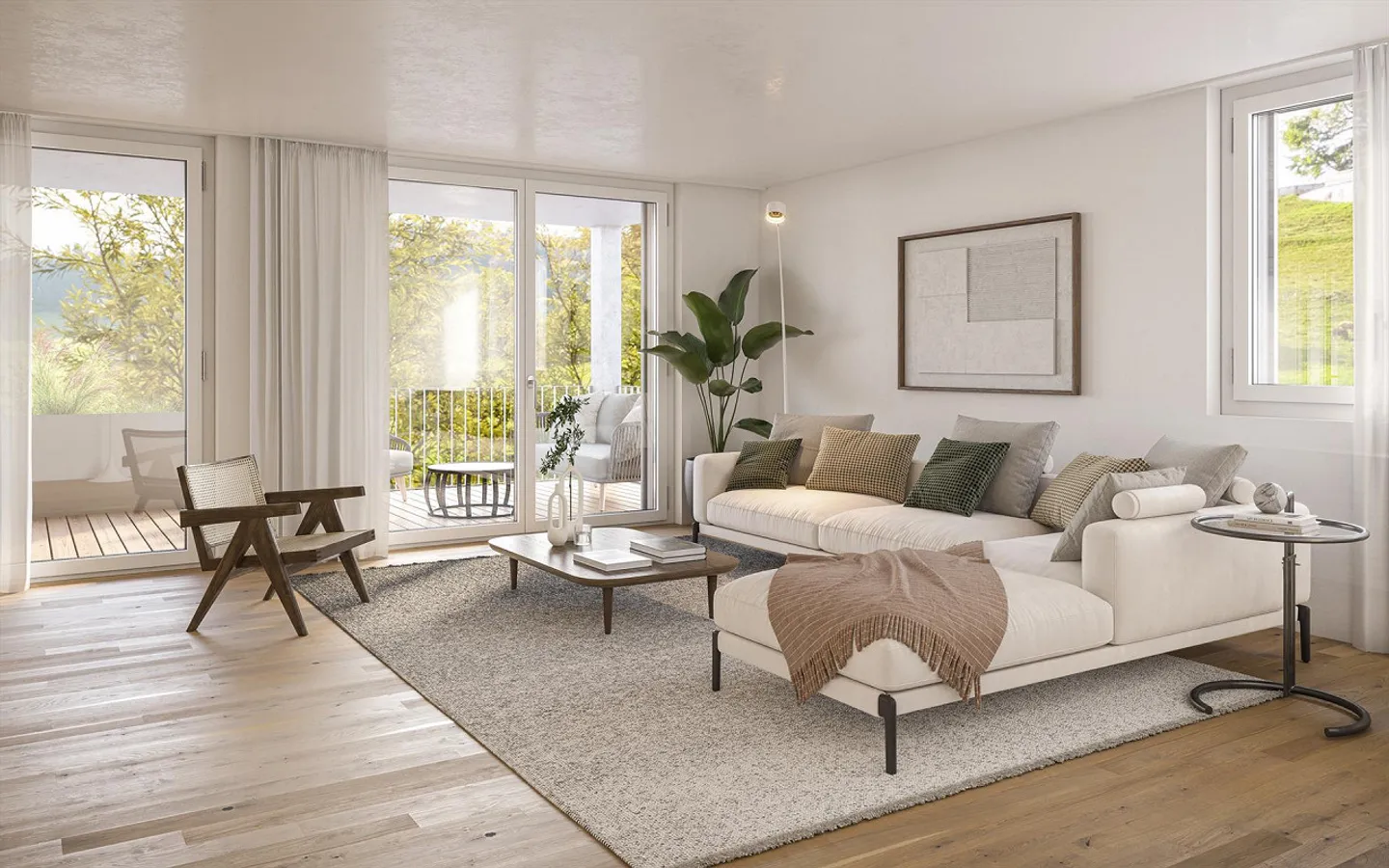 4.5-Zimmer Etagenwohnung mit gemütlichem Sitzplatz auf 28m2! - Foto 3 von 7