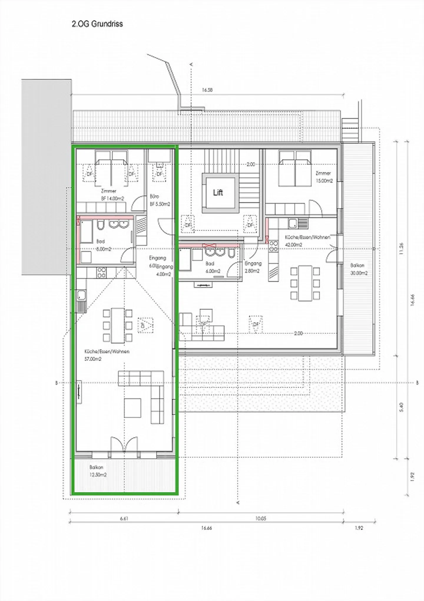 Prima occupazione appartamento attico spazioso di 2,5 stanze 90 m2 - Foto 11 di 11
