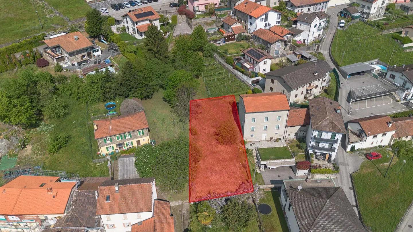 Terreno edificabile con licenza a Mezzovico - Foto 1 von 3