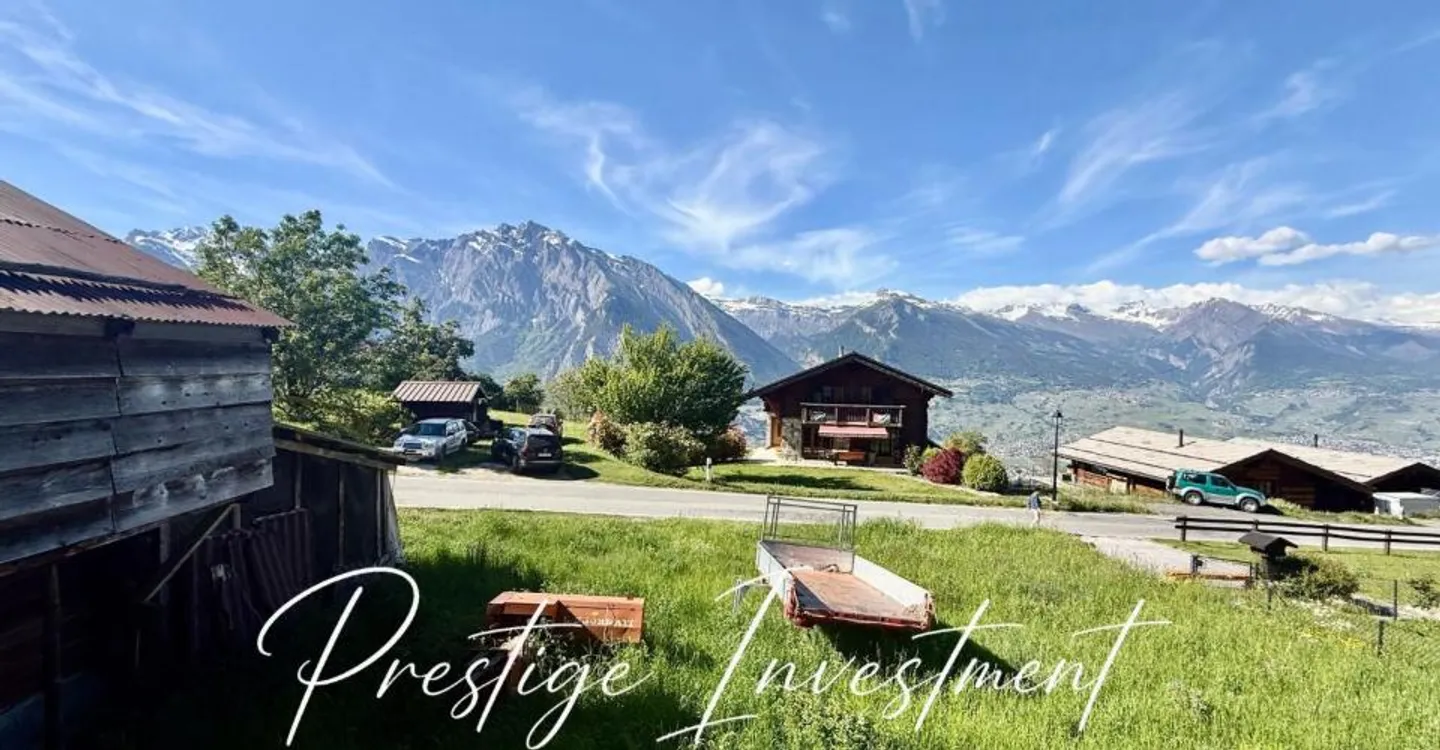LAND WITH BARN STABLE TO RENOVATE NENDAZ - Photo 2 of 9