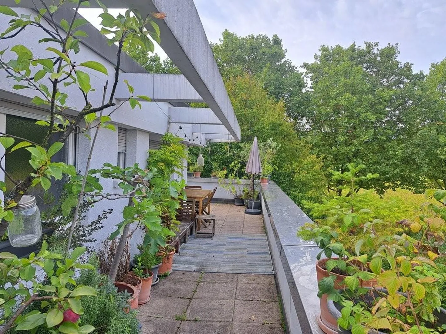Partially renovated attic apartment with a view of greenery - Photo 6 of 7