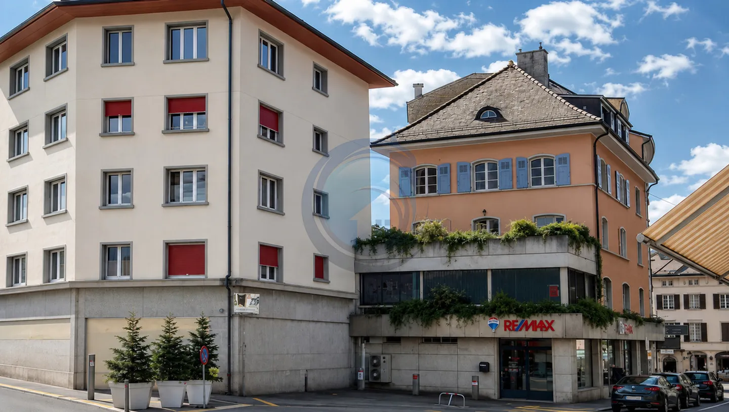 CHARMANT APPARTEMENT EN ATTIQUE DE 4.5 PIÈCES AU CENTRE-VILLE D'AIGLE - Photo 13 of 13